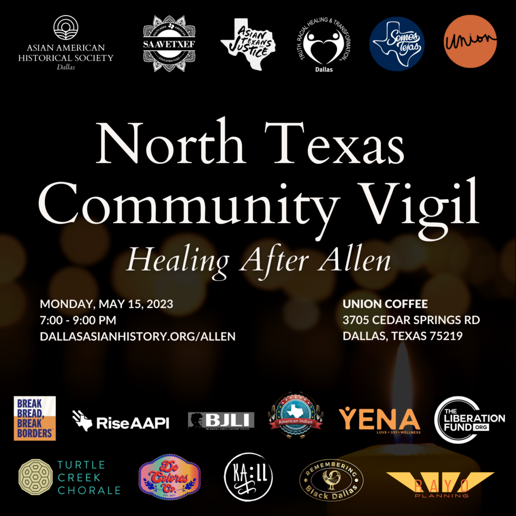 North Texas Community Vigil Healing After Allen Dallas Asian